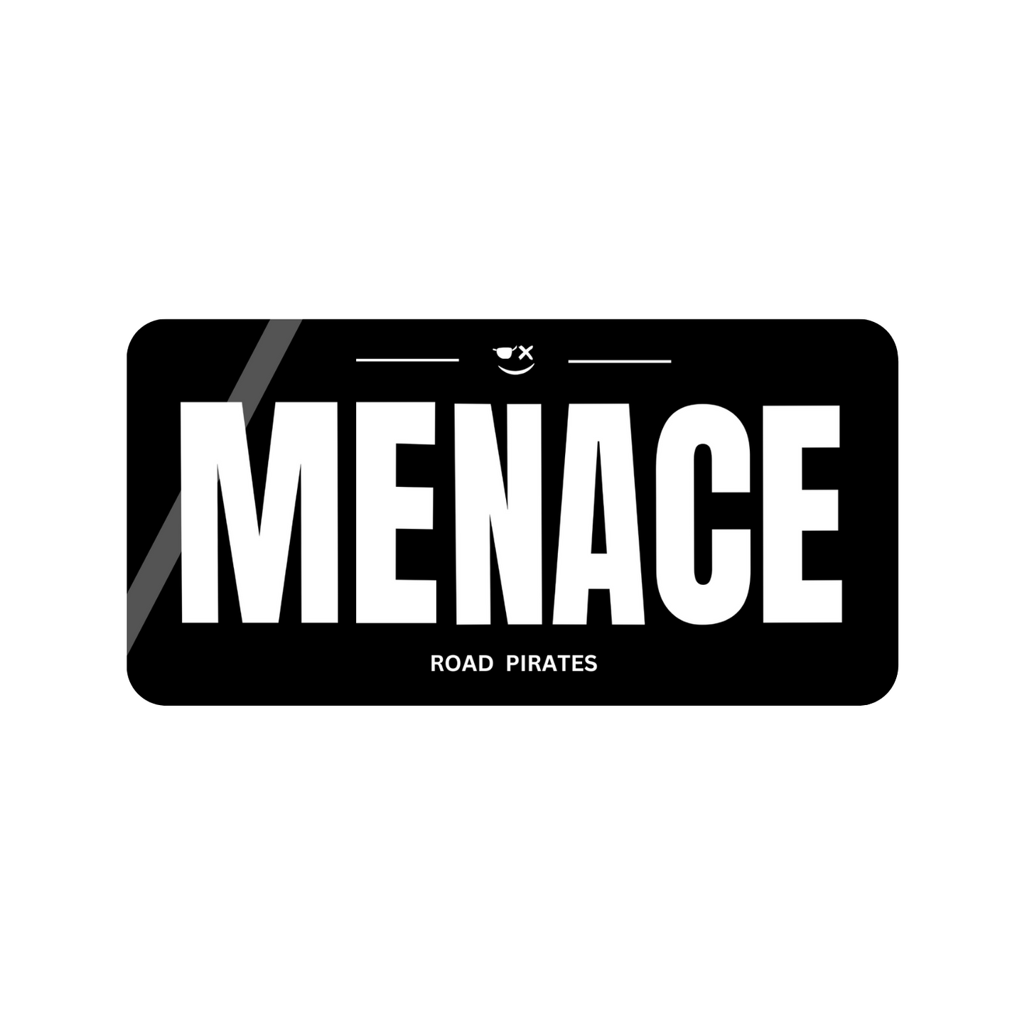 MENACE License Plate